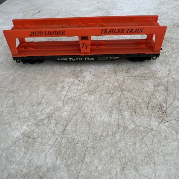 Vintage TYCO HO Scale Auto Loader Frisco Trailer Train Car SL-SF 2530 - no cars - Picture 3 of 12